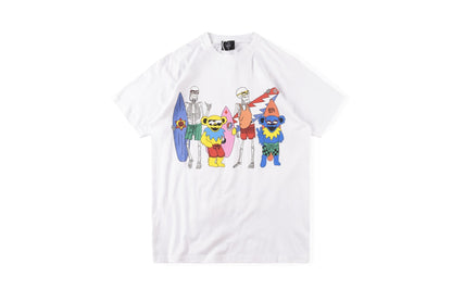 Cpfm T Shirt Vintage Printed Men's Loose Short Sleeve T-shirt