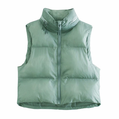 Women Cotton Coat Lightweight down Vest Winter