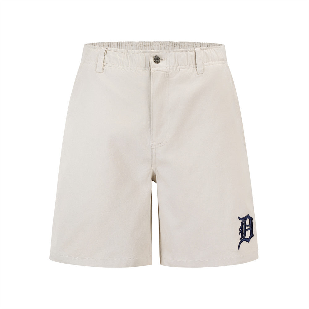 Men Shorts Casual Loose Personality Simple Embroidery Summer