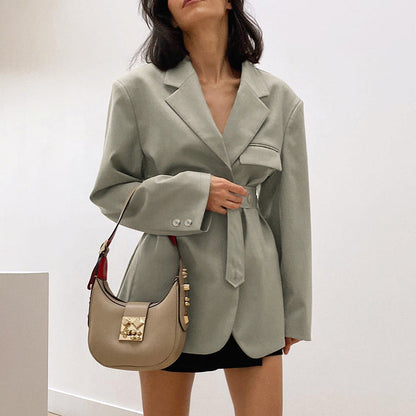 Women Trench Coat Autumn and Winter Suit Loose Casual Jacket