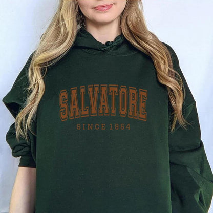 Salvatore Since 1864 Hoodie Mystic Falls Hoodie Vampire Diar