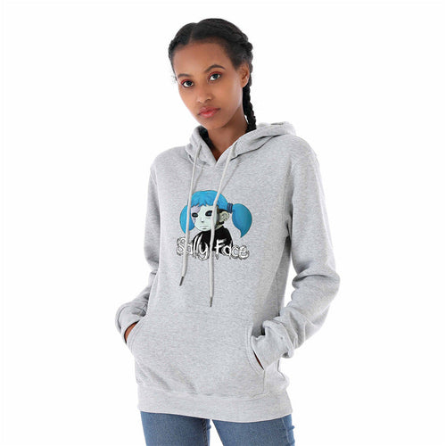 Sally Face Hoodie Sally Face Game Character Printing plus Velvet for Women