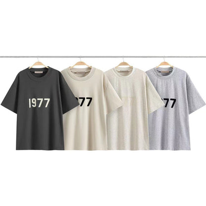 Fear Of God Essentials 1977 T-Shirt Loose Couple Men And Women