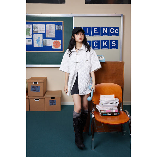 Unisex Shirt Loose Casual Summer
