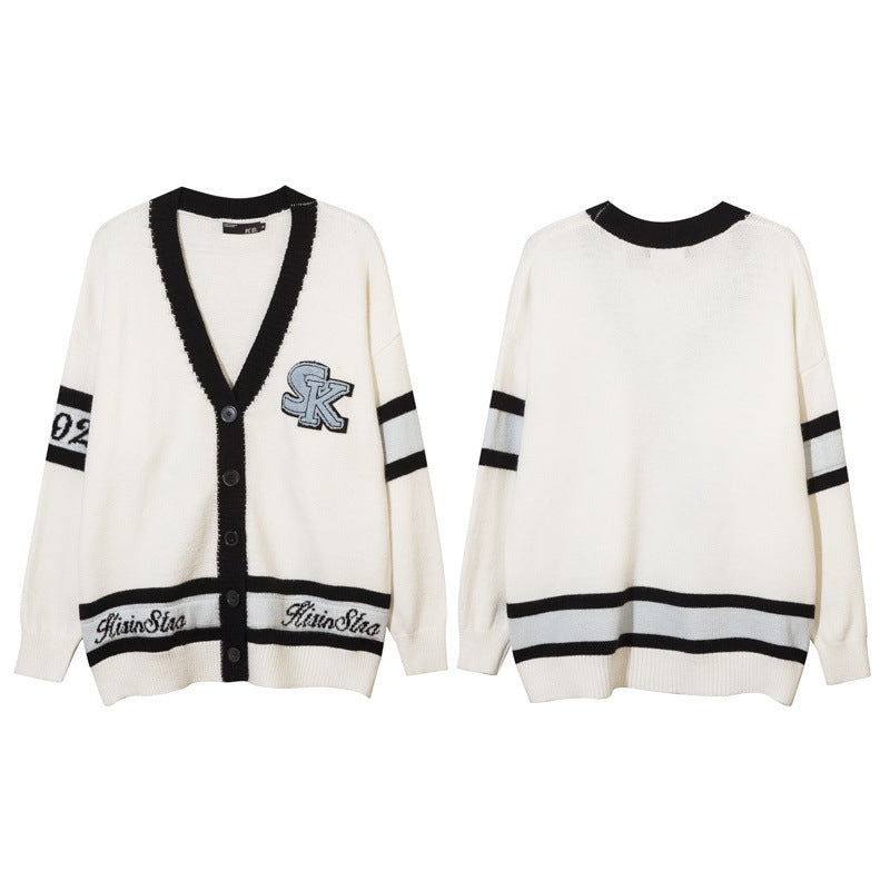 Women Sweater Vintage Sweater College Style Sweater