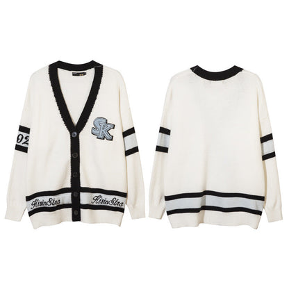 Women Sweater Vintage Sweater College Style Sweater