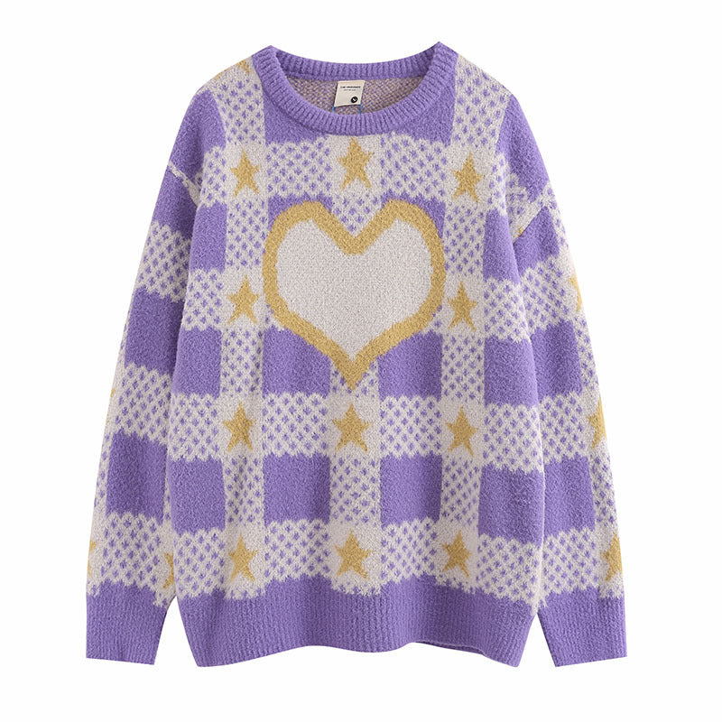 Women Sweater Japanese-Style Retro Soft Cute Knitting Sweater