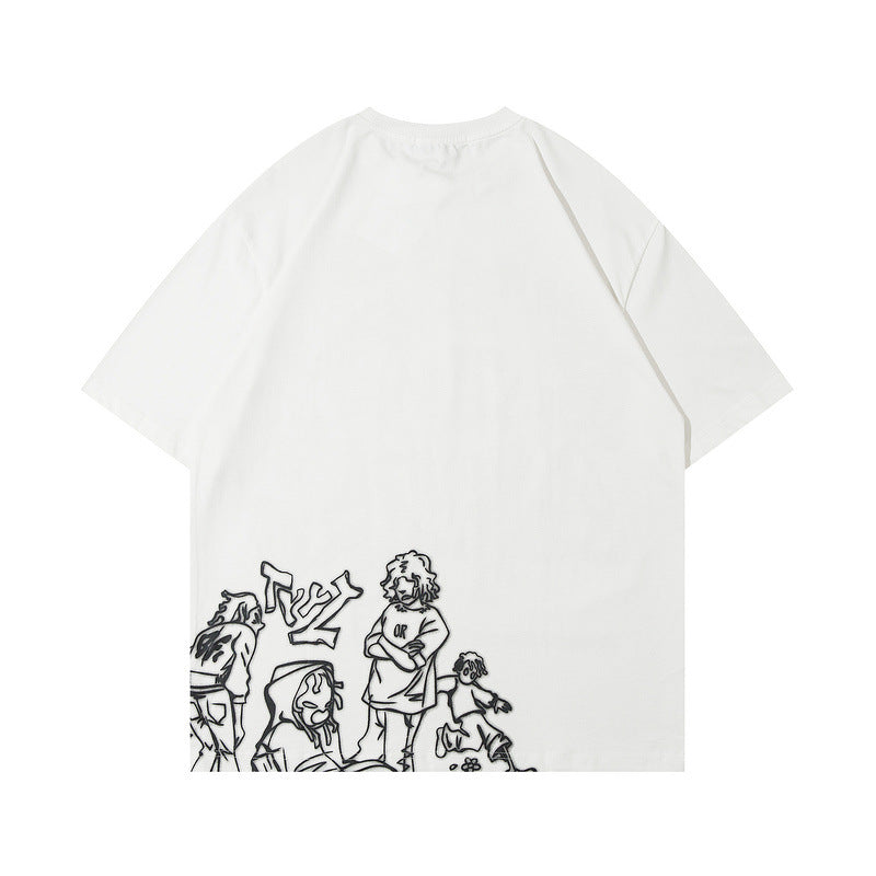 Men's T-Shirt Short-Sleeved T-shirt for Men and Women