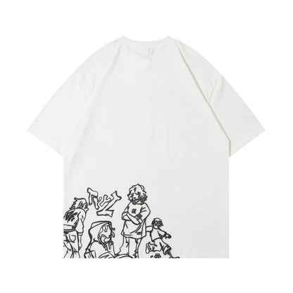 Men's T-Shirt Short-Sleeved T-shirt for Men and Women