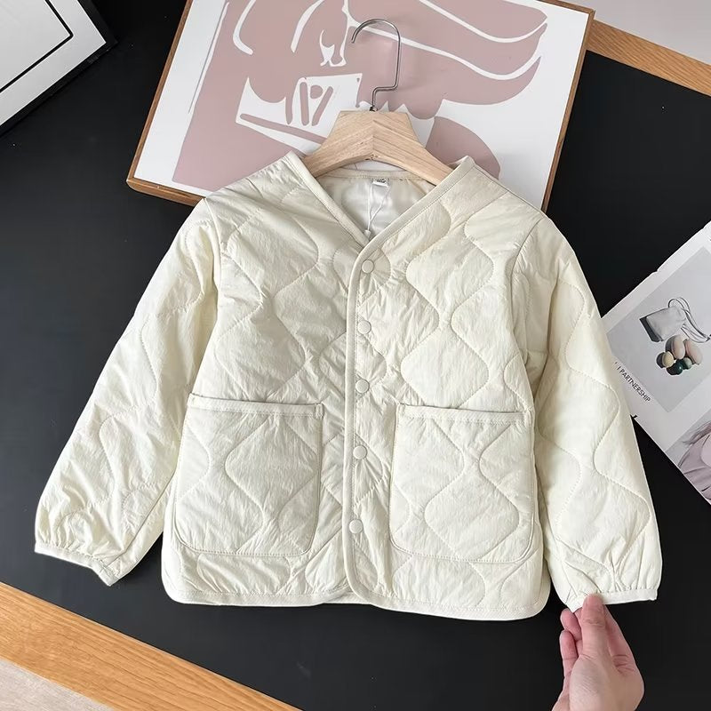 Women Cotton Coat Warm Rhombus Coat