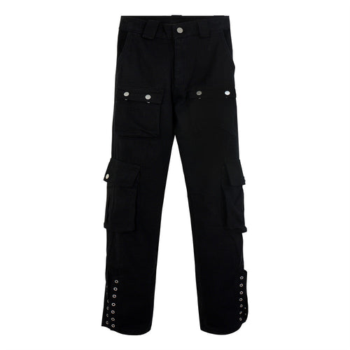 Men Jeans Workwear Loose Cool Pocket Design