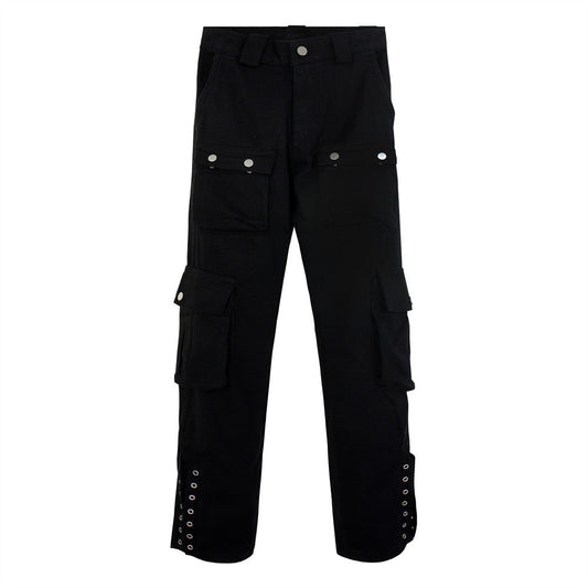 Men Jeans Workwear Loose Cool Pocket Design