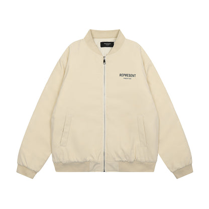 Unisex Baseball Jersey Represents Fashion Casual Jacket