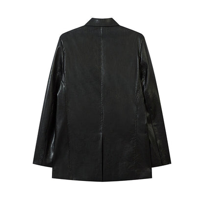 Unisex Vintage Shirt Simple Solid Color Jacket Men
