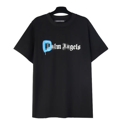 Palm Angle T Shirts Graffiti Printing Loose Half Sleeve
