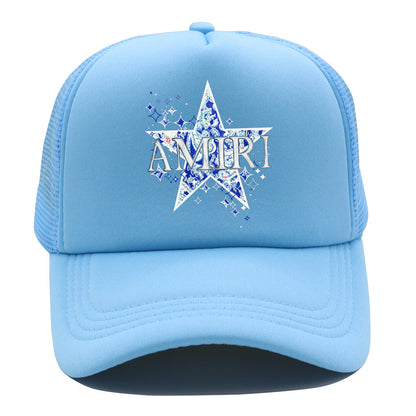Amiri Hat Printed AMIRI Mesh Cap Sun Cap Outdoor Baseball Cap Cap