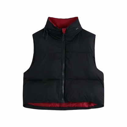 Women Cotton Coat Lightweight down Vest Winter