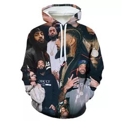 Nipsey Hussle Hoodie 3D Printing plus Size Sweater