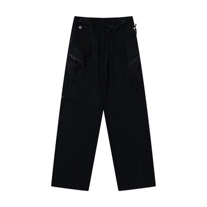 Men Sweatpants Tactical Pants Removable Leg Thin Quick-Drying Sports Trousers