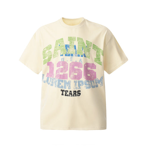 Unisex T-Shirts Saint Michael Vintage Loose T-Shirts