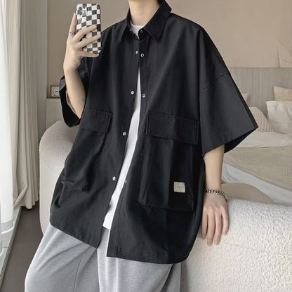 Men Shirts Summer Casual Jacket