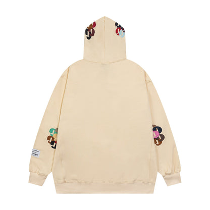 Gallery Dept Hoodie Splash Ink Letter Embroidered Hooded Sweater