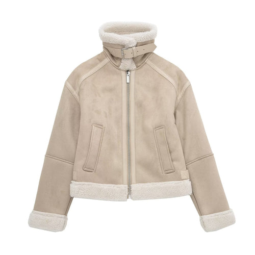 Women Cotton Coat Fleece Warm Jacket
