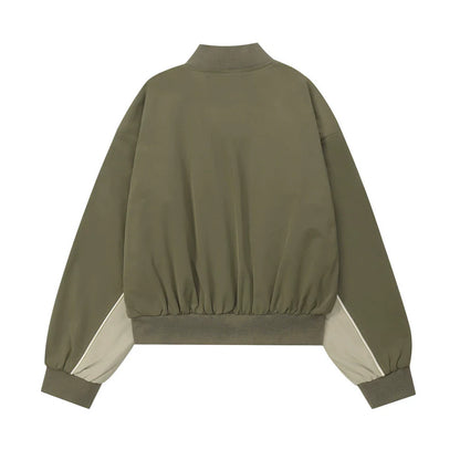 Men Jacket Coat Sports Loose Casual Baseball Uniform