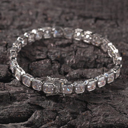 Bracelet Bracelet Copper Zircon Hip Hop Spectrum St. Valentine's