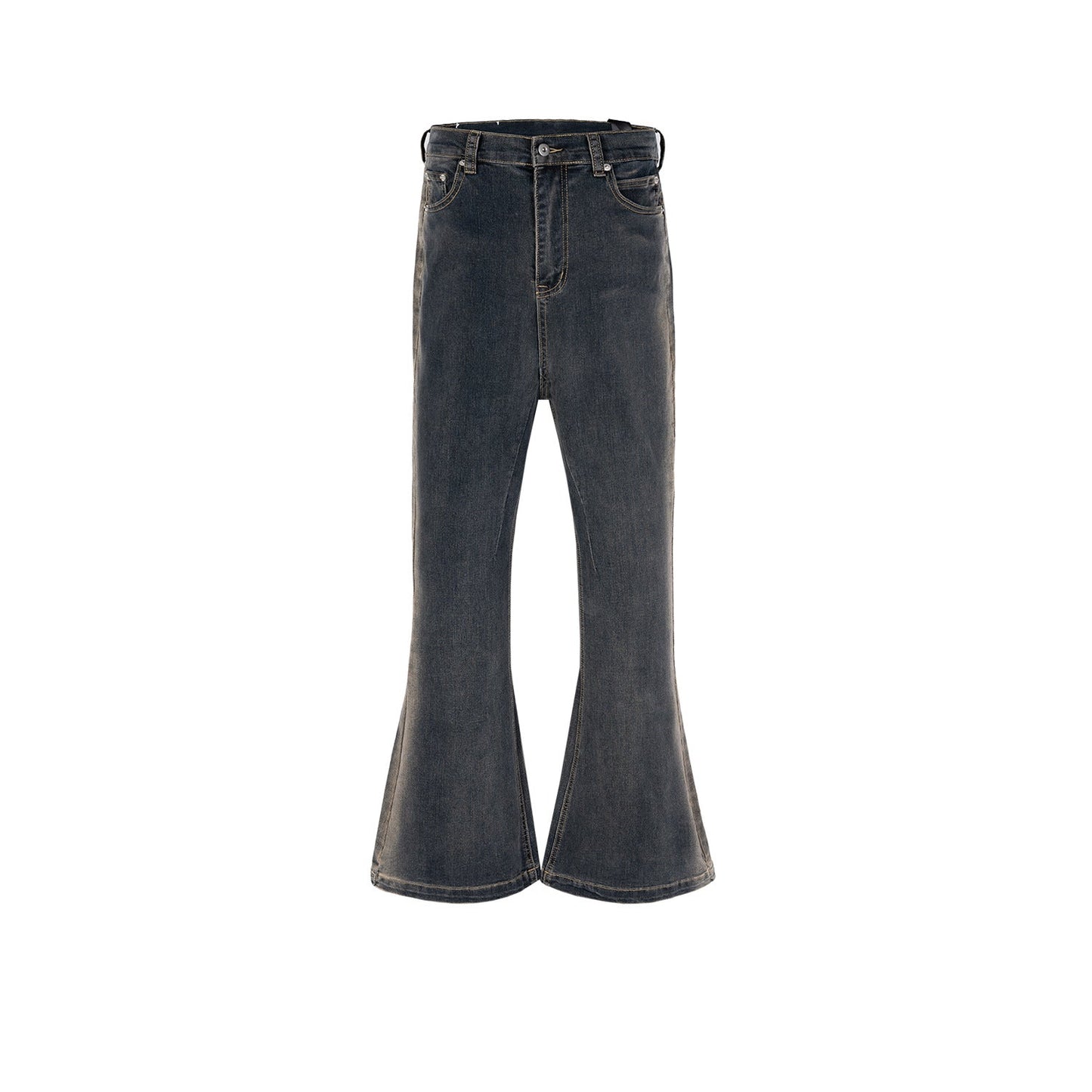 MIJKO Mens Vintage Pants MIJKO Wide-Foot Trousers RICK Flared Jeans