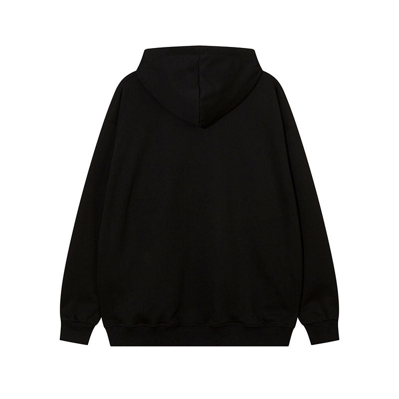 Men Hoodie Graffiti Foam Printed Hoodie Men's and Women's Hiphop Couple Casual Pullover