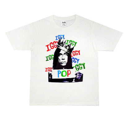 Rock Star T Shirt Punk Music Godfather Iggy Pop Iki Pop Printed Loose T-shirt Cotton Short Sleeve Men and Women