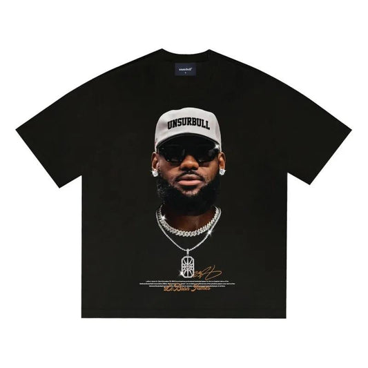 Star T-shirt James 3-ball Curry Booker Morant Oubre American