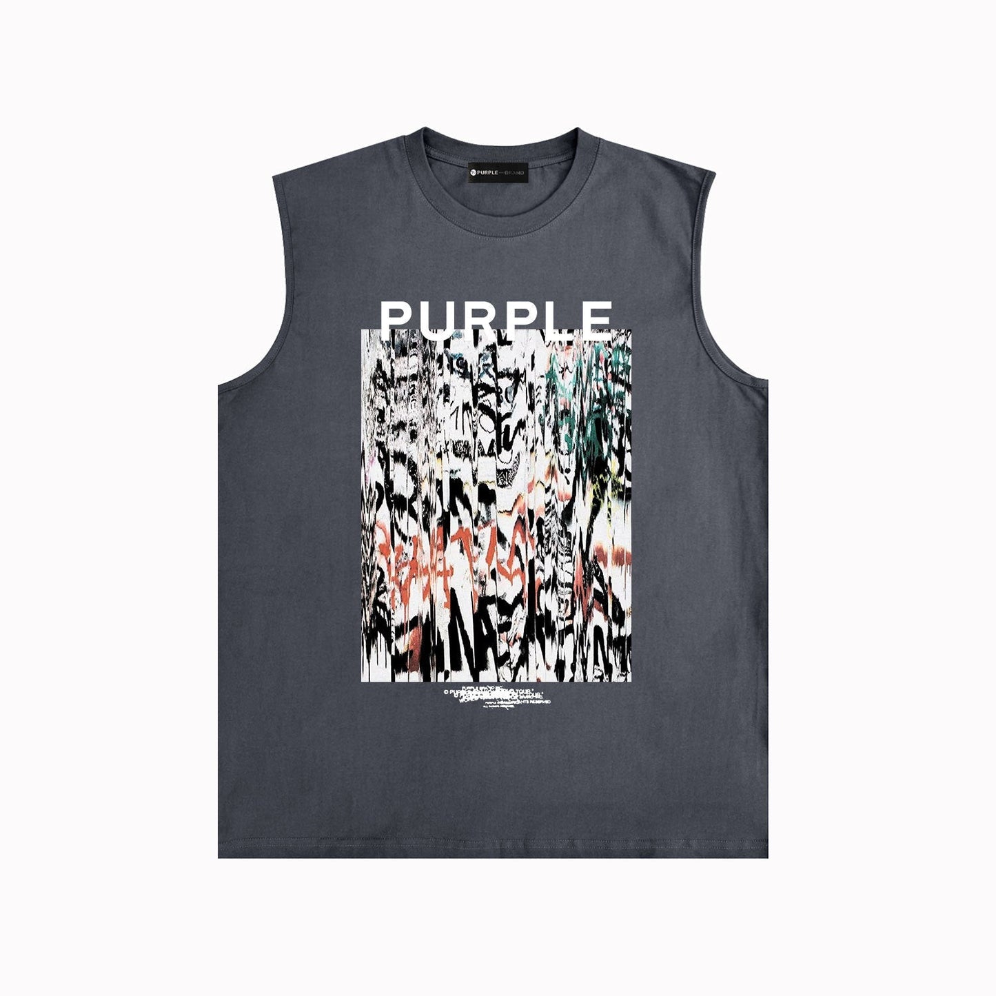 Purple Brand Tank T Shirts Sleeveless T-shirt Vest