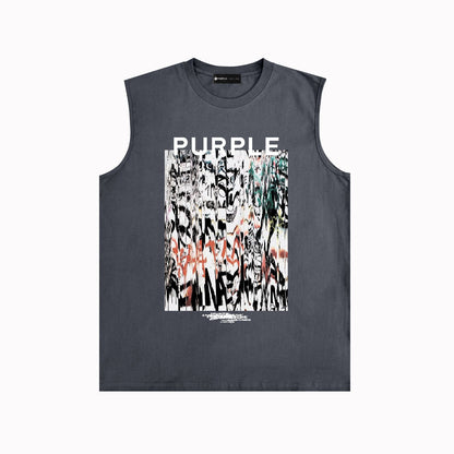 Purple Brand Tank T Shirts Sleeveless T-shirt Vest