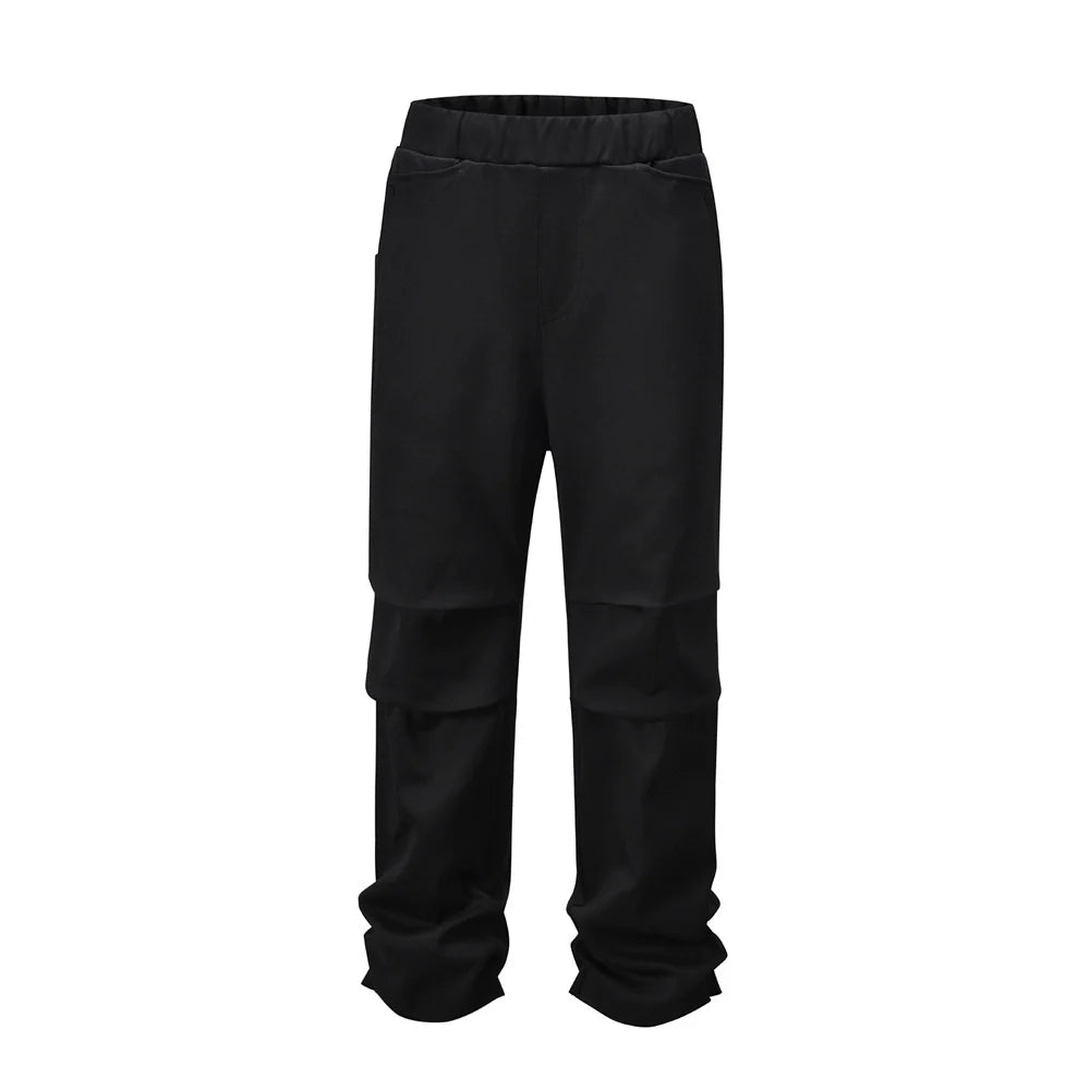 Men Sweatpants Casual Trousers Men Paratrooper Pants Baggy Straight Trousers