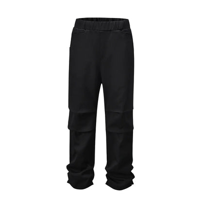 Men Sweatpants Casual Trousers Men Paratrooper Pants Baggy Straight Trousers