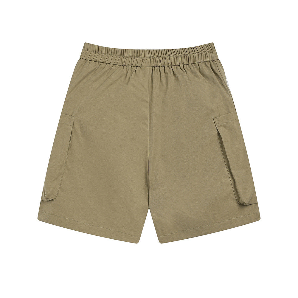 Men Shorts with Belt Tooling Loose Leisure Sports