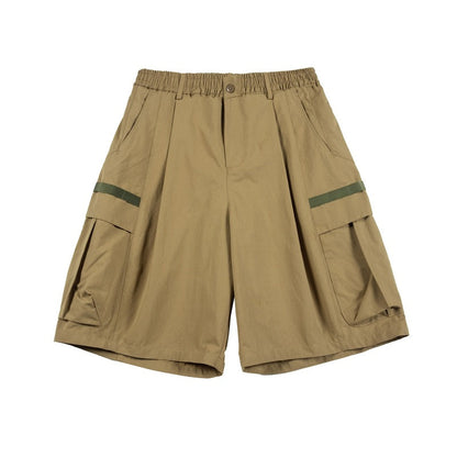 Unisex Shorts Loose Casual Pants Cargo Shorts Large Pocket