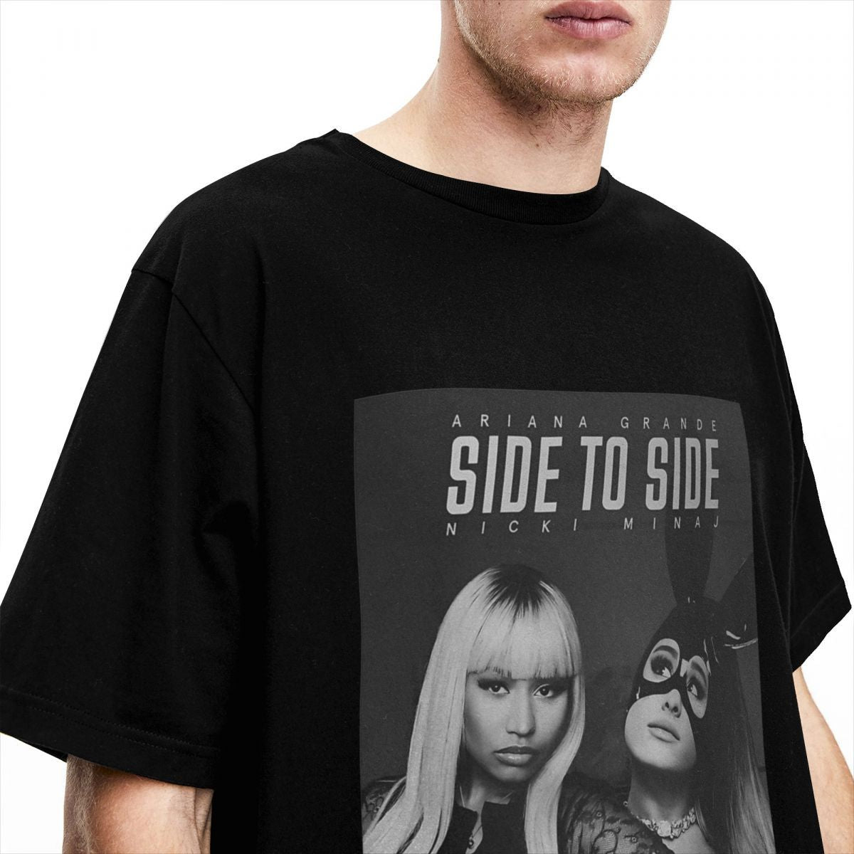Mens T-Shirt Ariana Grandes Singer T-Shirts Music