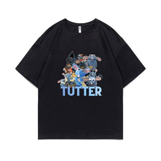 Tutter Rat Meme T-shirt Funny Mouse Print T Shirts