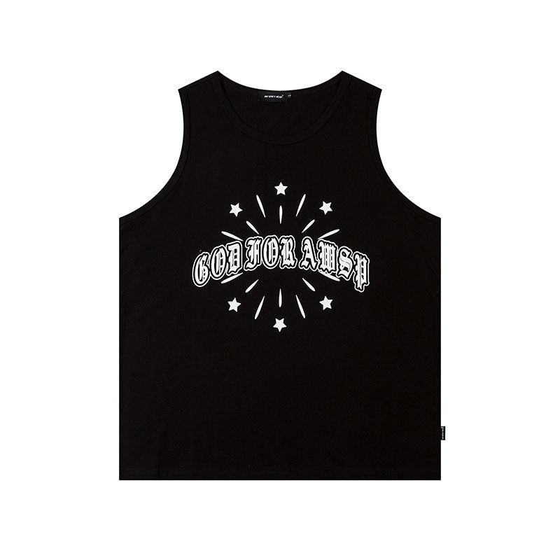 Women Vest Retro Sleeveless T-shirt Vest
