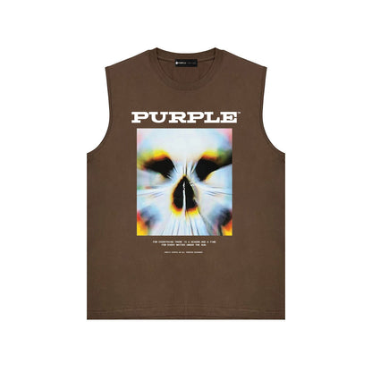 Purple Brand Tank T Shirts Sleeveless T-shirt Vest