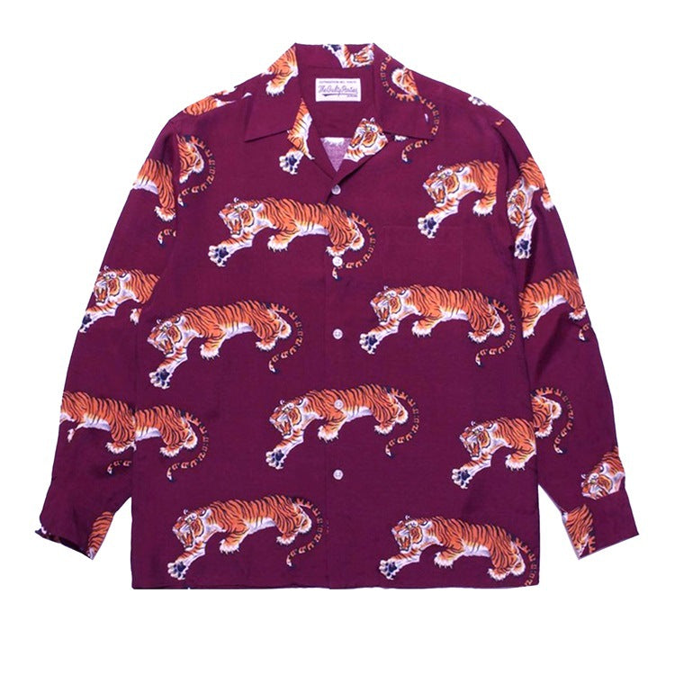 GUILTYPARTIES TIGER Shirts Hawaiian Casual