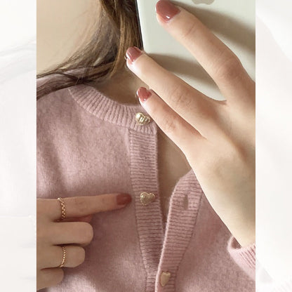 Women Knitted Cardigan Autumn and Winter Loose Casual Knitted Cardigan Jacket