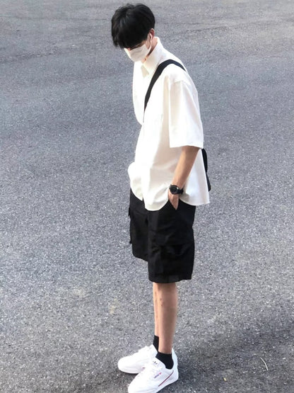Men Shirts Summer Oversize Coat