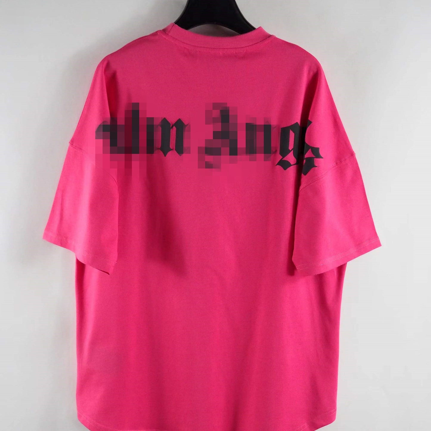 Palm Angle T Shirts Candy Color Puff Print Loose