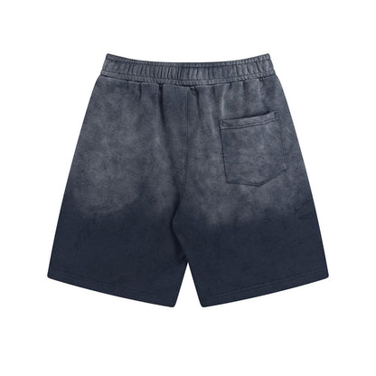Men Shorts Summer Tie-Dye Loose Embroidery Sports
