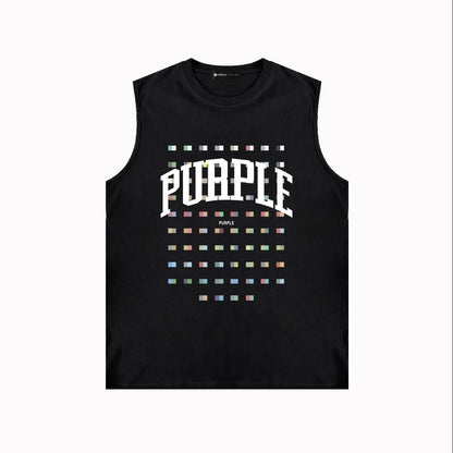 Purple Brand Tank T Shirts Sleeveless T-shirt Vest