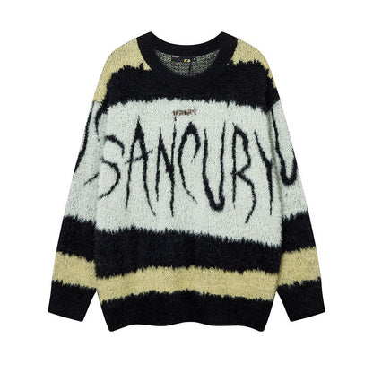 Women Sweater Retro Soft Sweater Sweet Cool Style